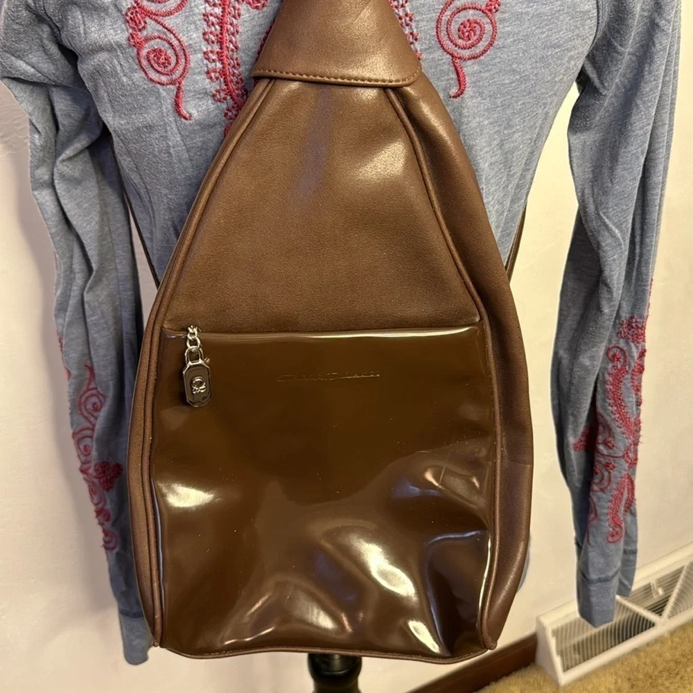 Carlo D'Santi Brown Backpack BRN4780A